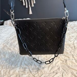 Black Monogram Crossbody Bag